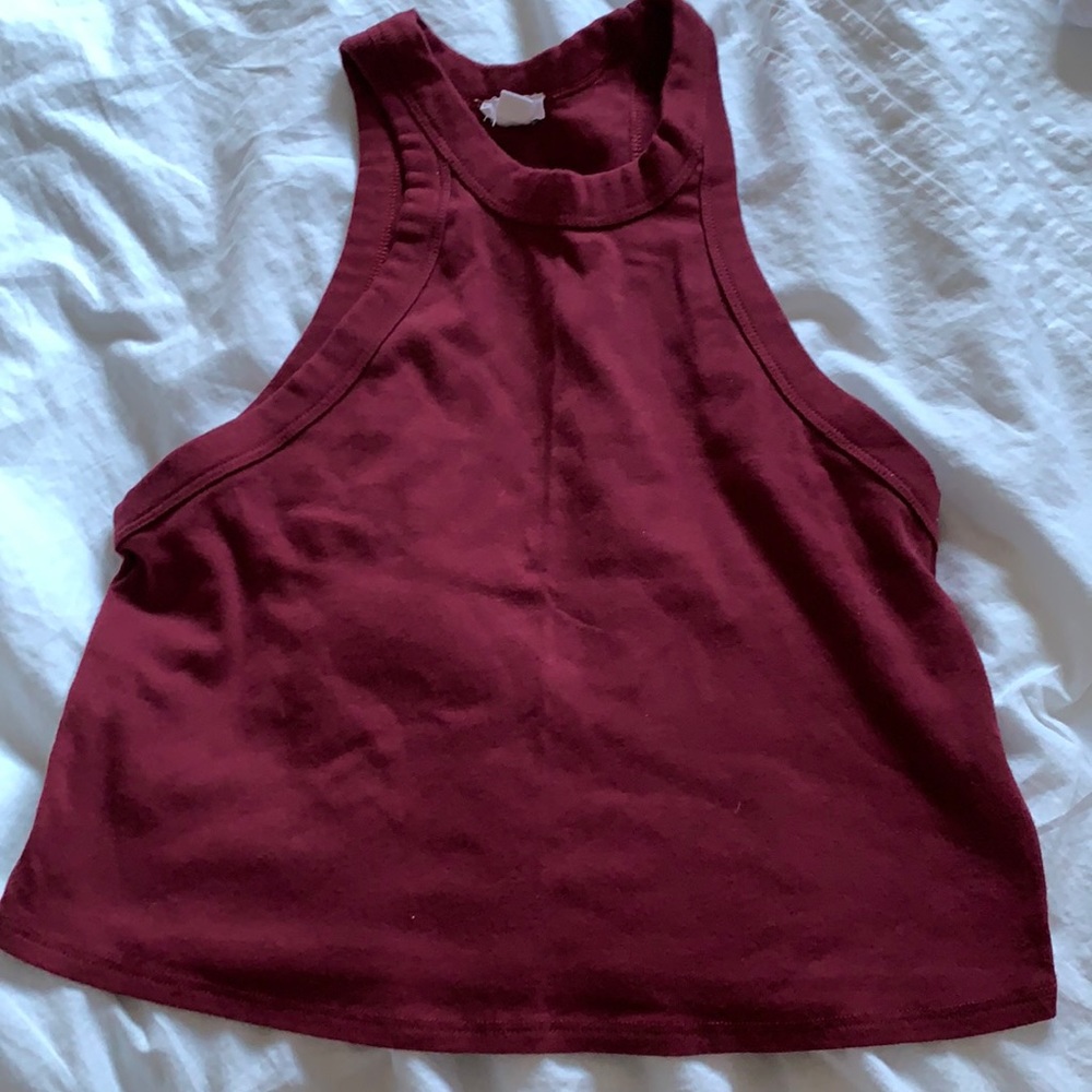 Garage cropped tank